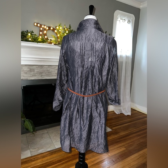 Patterson J Kincaid Originals Oxford Dress - medium shimmery grey lined - Picture 5 of 11